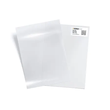 Образец A5 DELTASKIN SILVER GLITTER PPF TOP TPU